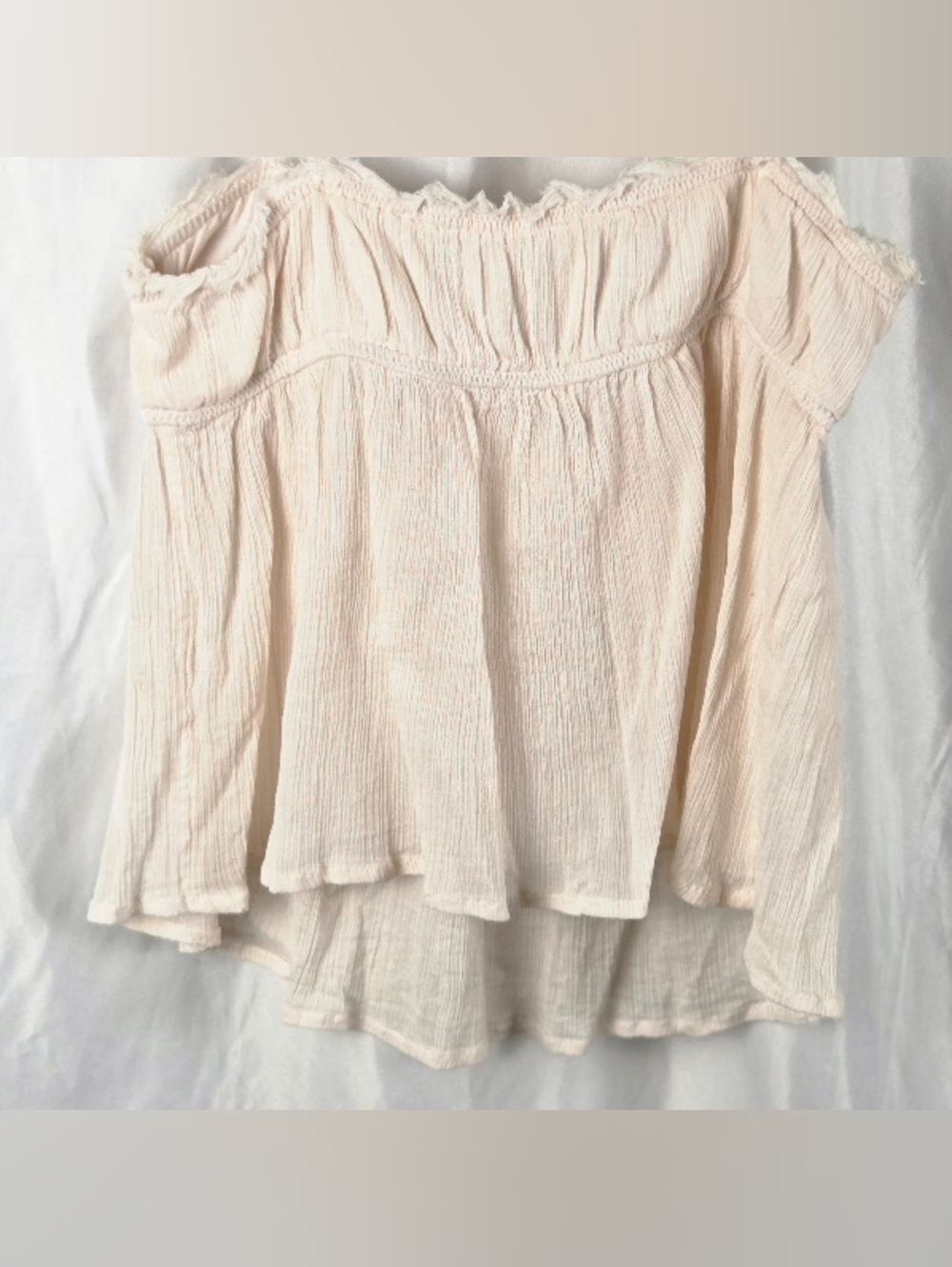 Urban Outfitters Cream Pink Lace-Trim Camisole Size Small Petite - Picture 13 of 16